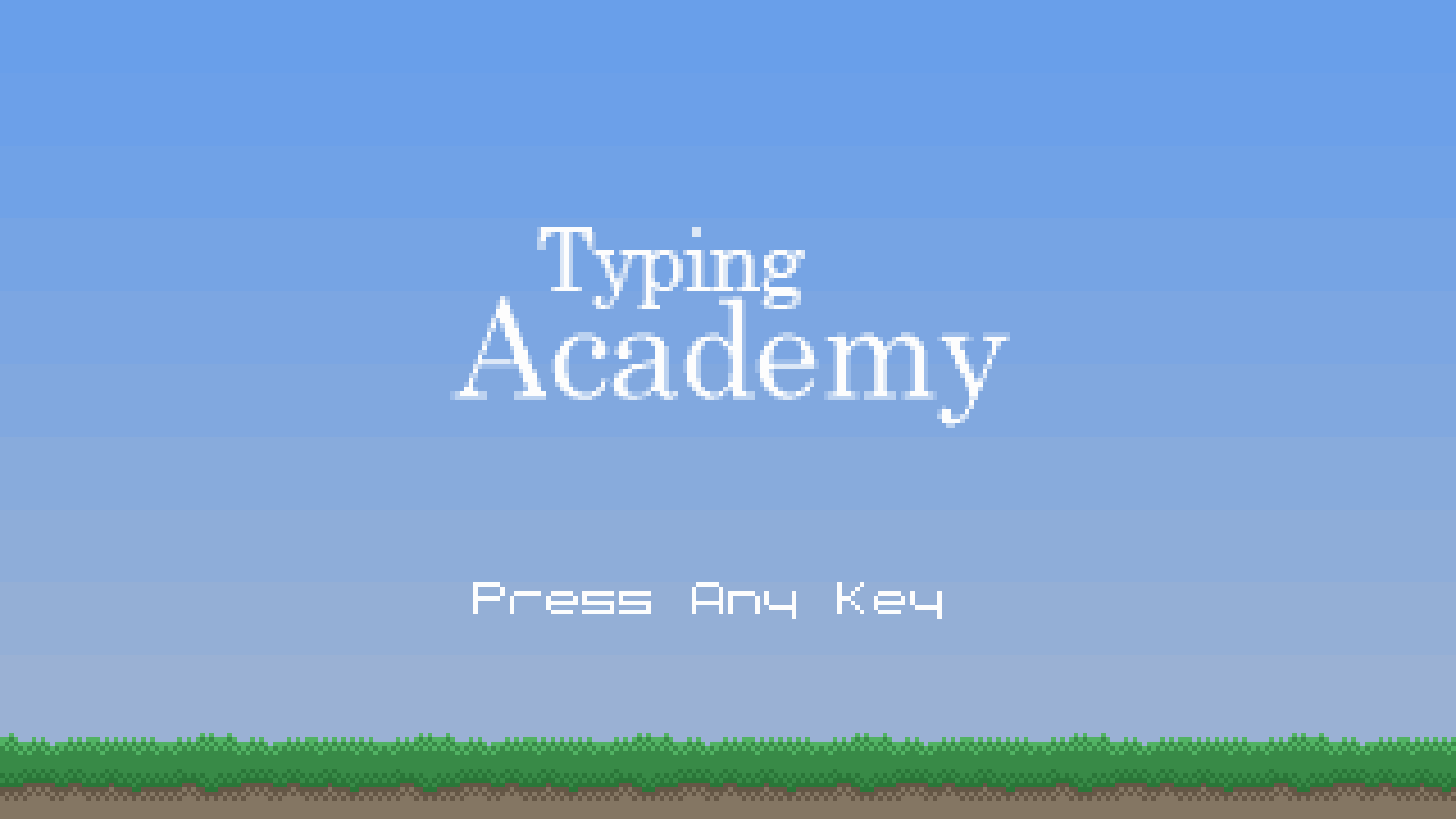 Typing Academy Title Screen